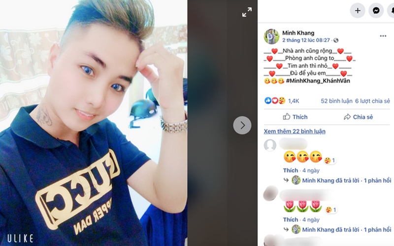 Trước đây, người chồng chuyển giới này từng khiến nhiều người bán tín bán nghi về việc có tình mới hay không? ông bố 9X liên tục đăng ảnh “thả thính”, đồng thời nhắc đến một cái tên lạ là Khánh Vân.