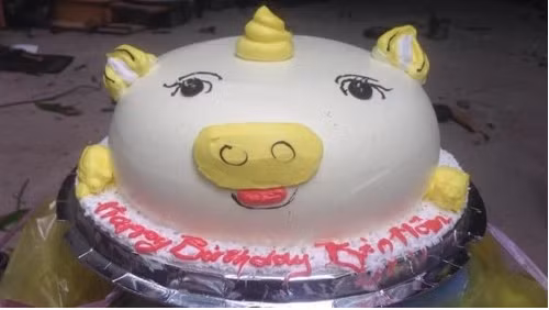 Bánh đặt trên mạng xinh đẹp lung linh bao nhiêu thì sản phẩm lại trở thành thảm họa bấy nhiêu.