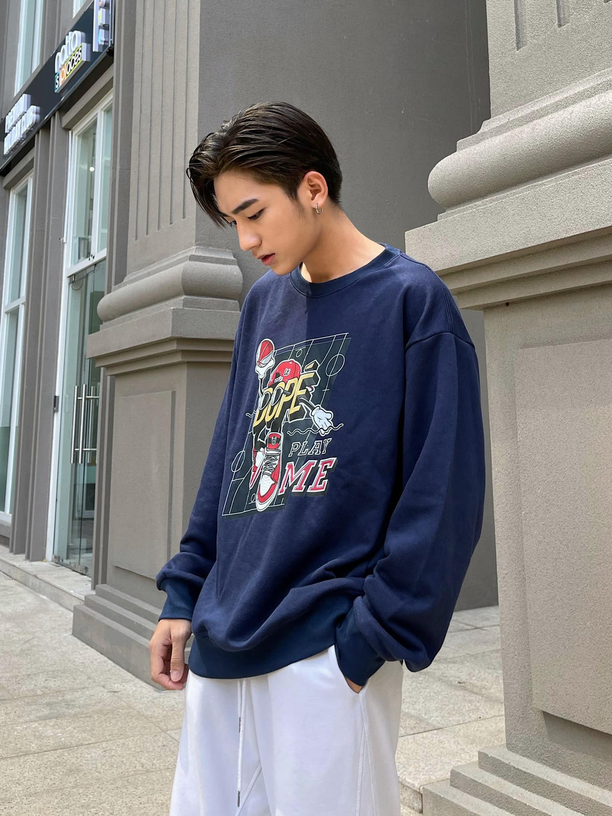 Đường nét hoàn hảo mà Đức Hải có được chính là thừa hưởng từ cả bố và mẹ.