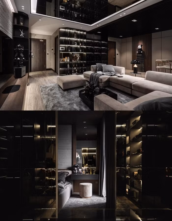 Cô nàng thích phong cách cá tính, năng động nên tông màu nhà theo thiên hướng lạnh, hơi nam tính một chút.