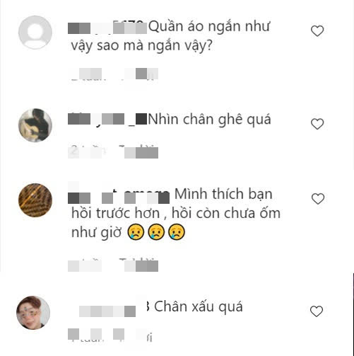 Biến áo đồng phục nữ sinh thành áo croptop khá ấn tượng, nhưng đáng ngạc nhiên là bên cạnh rất nhiều lời khen ngợi, động viên tích cực, cũng có một số người vào chê bai, thậm chí cho rằng đôi chân của Lê Bống trong ảnh có phần dài bất thường.