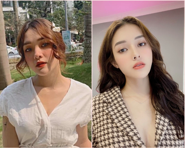 Hình ảnh thời quá khứ của nàng hot girl 2K được dân mạng tìm ra và so sánh với nhan sắc hiện tại.