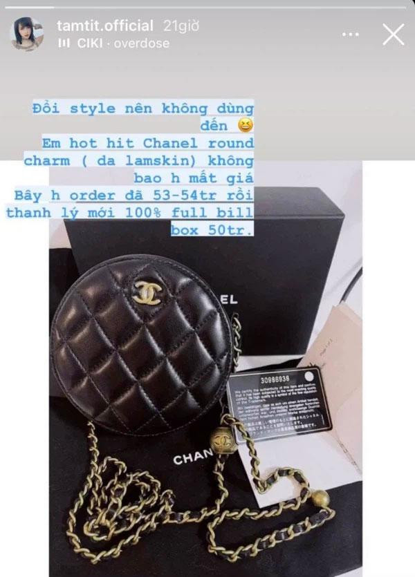 Mới đây trên trang cá nhân, hot girl Tâm Tít gây chú ý khi rao bán lại chiếc túi xách mang thương hiệu Chanel vừa mới mua, nhưng với giá lại hoàn toàn "sập sàn".