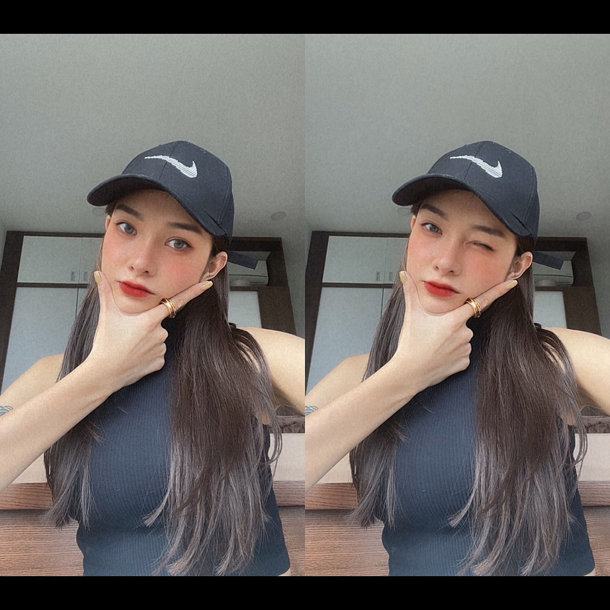 Gái xinh 2K cũng nổi tiếng không kém khi sở hữu lượng theo dõi lớn trên trang cá nhân, lên tới hơn 100 ngàn người.