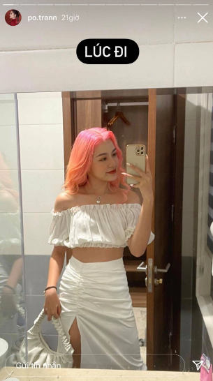 Trước khi đi, cô nàng đã chuẩn bị váy áo lộng lẫy, chỉn chu đi kèm mái tóc hồng nổi bật được chải chuốt gọn gàng, với hi vọng sẽ có những bức hình để đời.