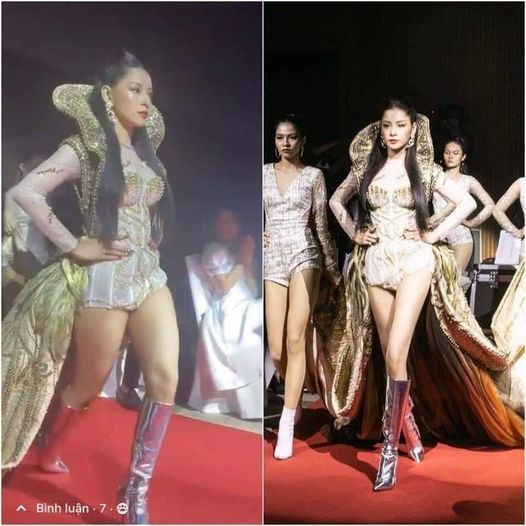 Mặc dù sở hữu chiều cao tương đối nhưng nữ ca sĩ nhiều lần phải cậy nhờ đến photoshop để thêm "nuột" khi tung ảnh lên mạng xã hội.