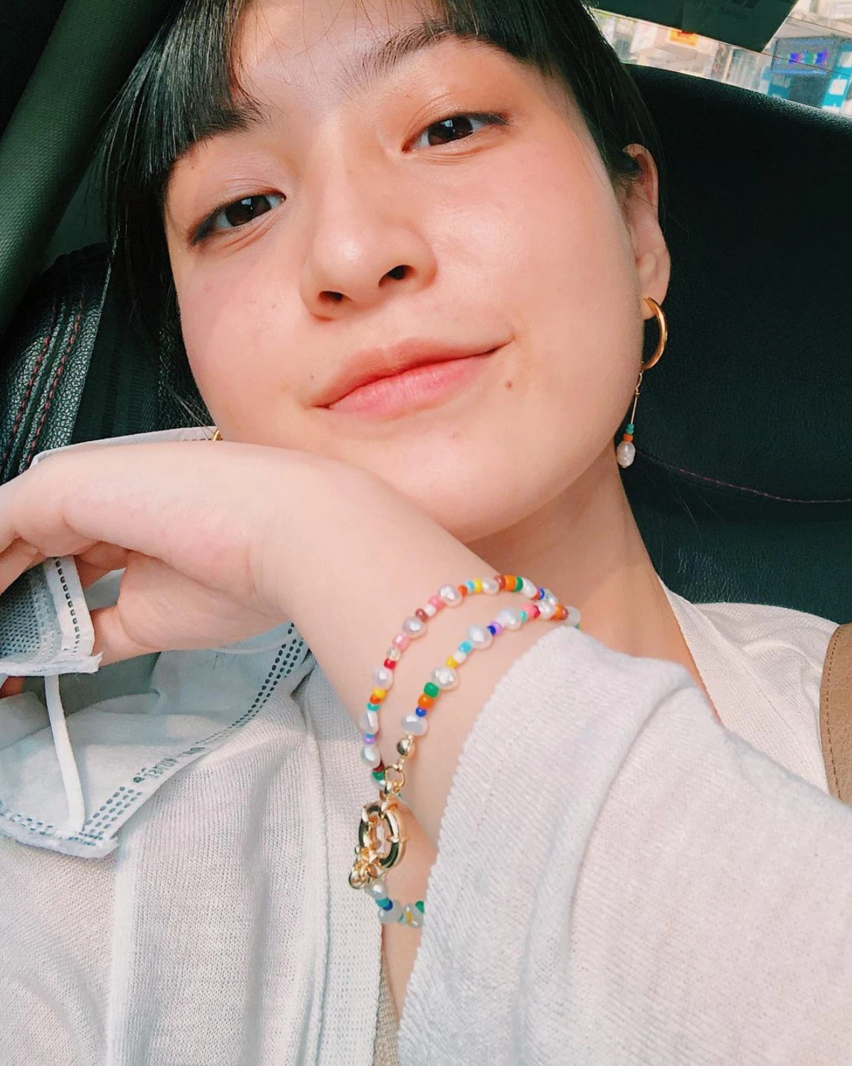 Hot girl IELTS Nguyễn Lâm Thảo Tâm rất chăm chỉ khoe nhan sắc mặt mộc mọi lúc mọi nơi. Trong cuộc sống thường ngày hay khi đi du lịch, đi chơi với bạn bè, Thảo Tâm chỉ dùng son nhẹ nhàng.