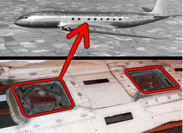 Vào những năm 1950, có vụ rơi máy bay Comet đầu tiên và tiếp đó vài tháng sau lại có thêm 2 vụ rơi máy bay khác. Các kĩ sư đã tìm hiểu vấn đề và phát hiện ra nguyên nhân nằm ở ô cửa sổ hình vuông. Kể từ đó, cửa sổ hình vuông được thiết kế bo tròn ở góc cạnh để giúp các chuyến bay an toàn hơn.