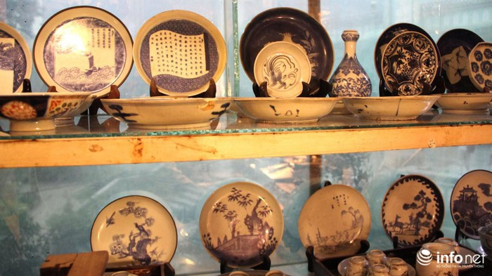 Ngoài ra còn nhiều cổ vật gốm sứ thuộc nhiều nền văn hóa cổ như Đông Sơn, Sa Huỳnh, Óc Eo...Ảnh: Infonet.