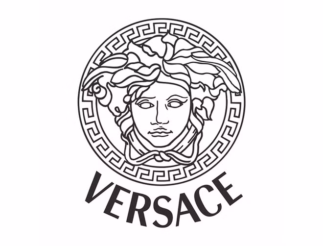 Logo Versace lấy hình tượng Medusa (quỷ đầu rắn) nhằm mang đến giới mộ điệu vẻ quyến rũ chết người trên từng thiết kế.