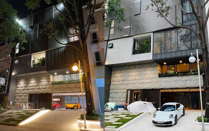 Trong khi đó, Đàm Thu Trang được ông xã đại gia Cường Đô la xây riêng một căn biệt thự hoành tráng sau khi kết hôn. Ảnh: FB Cường Đôla.