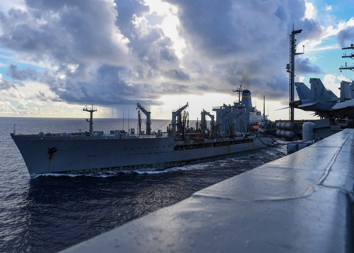 Cuộc tập trận của hai tàu sân bay Mỹ trên Biển Đông đã được lên kế hoạch từ trước, nhưng nó được thúc đẩy bởi các cuộc tập trận liên tục của hải quân Trung Quốc trong khu vực mà Mỹ và các nước khác đã lên tiếng chỉ trích.