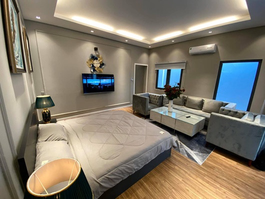 Chia sẻ với Zing, nam ca sĩ Cao Thái Sơn cho biết đây là căn nhà thứ 2 của anh tại thành phố biển Đà Nẵng với diện tích 100 m2.