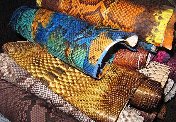 Sau khi hoàn chỉnh, bản thiết kế sẽ được chuyển tới xưởng. Lúc này là công đoạn chọn da cá sấu phù hợp.