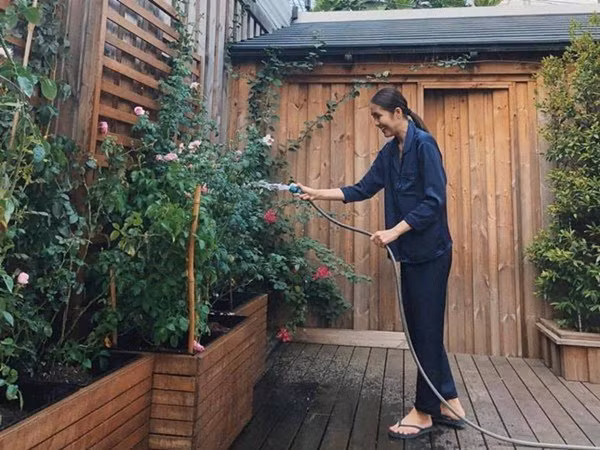 Nơi đây, Hà Tăng trồng nhiều cây trái và hoa các loại. Ảnh: FBNV.