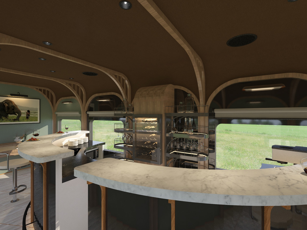 Bên cạnh 12 ghế, Vietage còn cung cấp các dịch vụ trọn gói đi kèm như ẩm thực tại nhà hàng, uống rượu tại quầy bar và massage thư giãn. Ảnh: Luxuo.