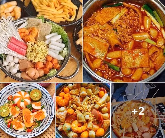 Người bán cho biết set lẩu tokbokki có nhiều size, dành cho 2 - 5 người ăn.