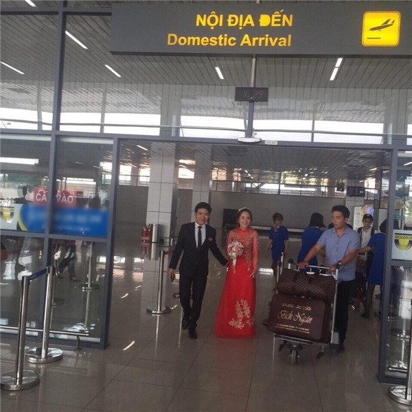 Cặp cô dâu, chú rể đã mạnh tay chi tổng cộng 3 tỉ đồng cho đám cưới của mình chính là Nguyễn Đăng Duy và Nguyễn Thị Mỹ Linh. Ảnh: Internet.