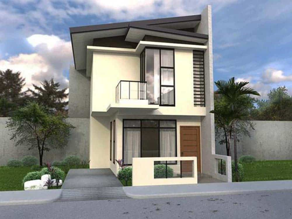 Nếu yêu thích phong cách hiện đại thì mẫu nhà mái lệch là kiến trúc phù hợp. Ảnh: Noithatduongdai. Video: Kiến trúc hiện đại cho ngôi nhà liền kề. Nguồn: VTC1