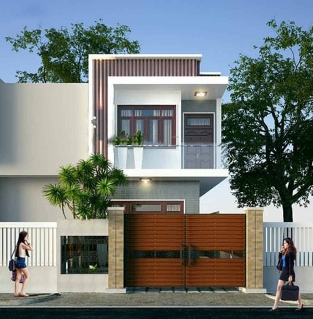 Với lợi thế 2 mặt tiền, ngôi nhà dù diện tích khiem tốn vẫn thoáng mát. Ảnh: Noithatduongdai.