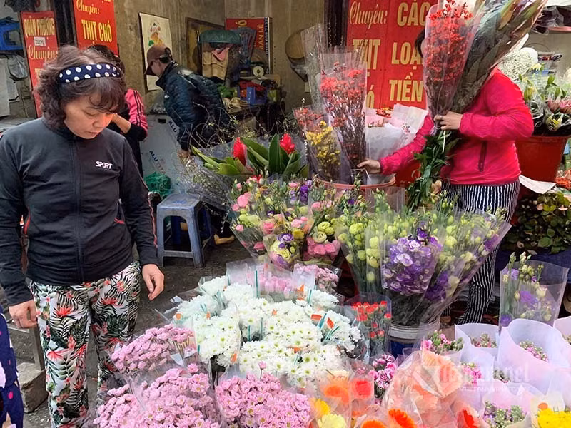 Chuyen chua tung co, gia hoa giam manh ngay 8/3