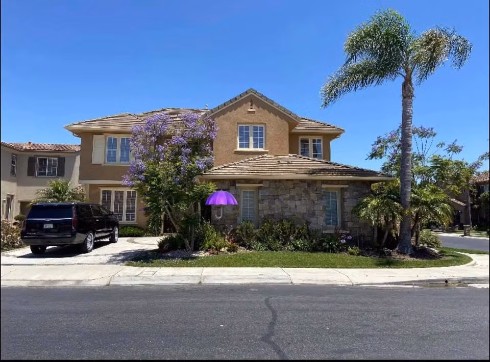 Đặc biệt, Đàm Vĩnh Hưng rất thích cây phượng tím trước sân nhà. Nguồn ảnh: FBNV. Video: Đàm Vĩnh Hưng nức nở chia sẻ nợ 20 tỷ. Nguồn: VTC1