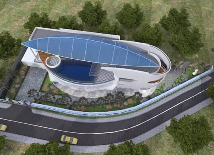 Sau khi Oanh Yến chia sẻ loạt ảnh về ngôi nhà mới, một số fan hâm mộ còn ví khối bất động sản này như tòa lâu đài. Ảnh: FBNV.