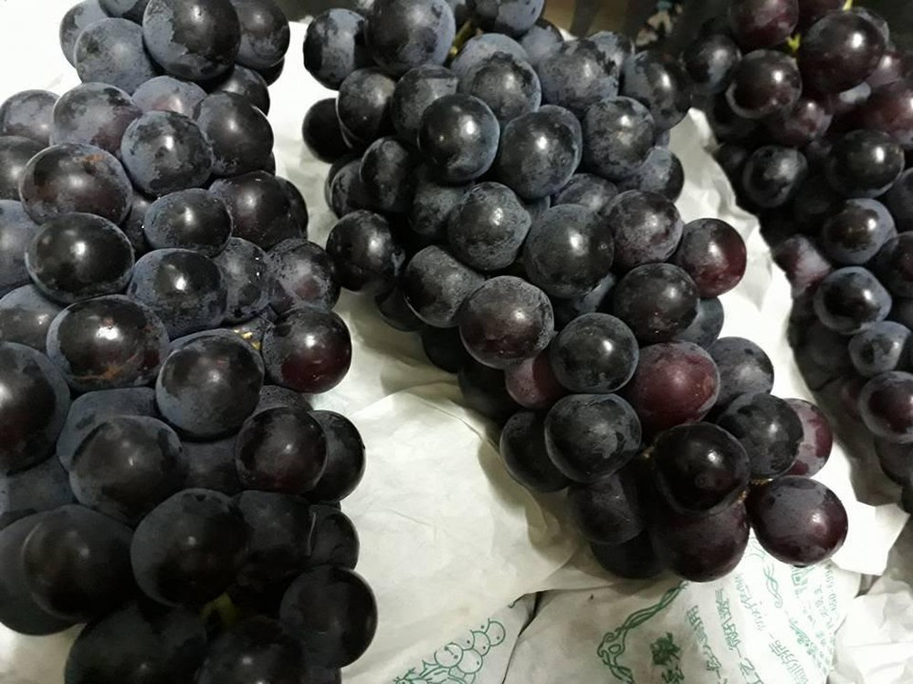 Nho đen không hạt gắn mác nho Ninh Thuận bán đầy chợ mạng với giá dao động từ 50 - 80.000 đồng/kg thực chất cũng là nho Trung Quốc.