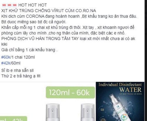 NTD hoang mang xit khau trang diet virus, vi khuan gia chat, 