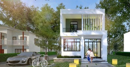 Với diện tích đất xây dựng hạn hẹp (90m2), căn biệt thự được thiết kế khá đơn giản, lược bỏ tất cả những họa tiết hoa văn phức tạp để tạo cảm giác rộng rãi nhất. Ảnh: Thietkethicongnhadep.