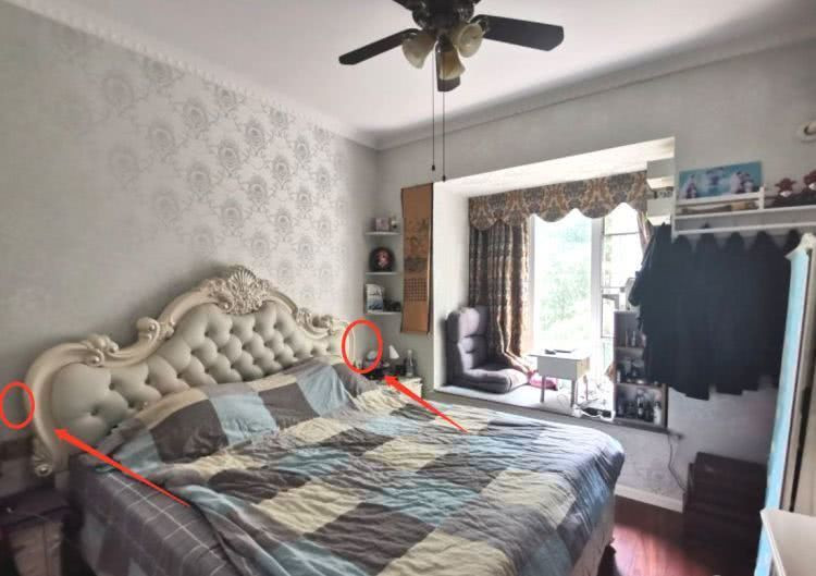 Thông thường, các gia đình chỉ lắp công tắc đèn ở gần cửa phòng mà không lắp công tắc tắt, mở đèn 2 bên giường. Điều này thực sự bất tiện khi phải ra khỏi giường tắt đèn vào mùa đông. Ảnh: QQ