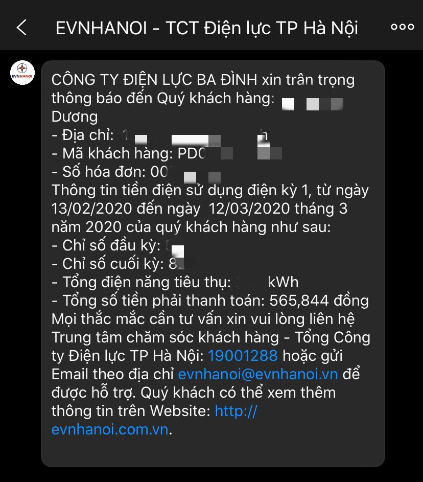 EVNHANOI phat trien trang EVNHANOI tren ung dung Zalo-Hinh-3