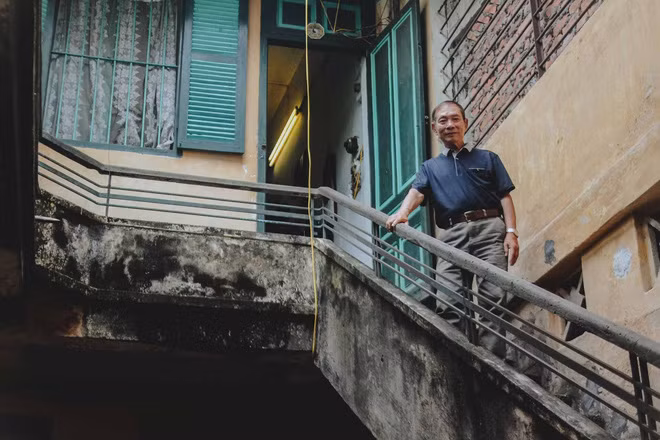 Trong đó, phải kể đến ngôi nhà của gia đình ông Nguyễn Thái An (SN 1943, phường Hàng Đào, quận Hoàn Kiếm, Hà Nội) – một gia đình buôn vải nức tiếng về độ giàu có. Ảnh: Tổ quốc.