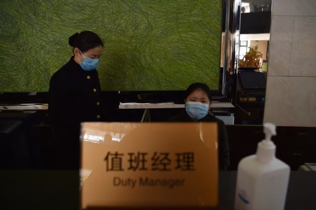 Theo một nhân viên của khách sạn, Marco Polo có 356 phòng, với công suất đạt tới 80% vào kỳ nghỉ Tết Nguyên đán, nhưng hiện chỉ còn 20 khách nghỉ lại. Ảnh: Ibtimes.