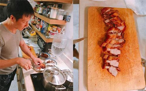 Không chỉ được biết đến là doanh nhân thành đạt, đại gia Nguyễn Đức An, chồng người mẫu Phan Như Thảo, vẫn vào bếp để tự tay nấu cho vợ, con.