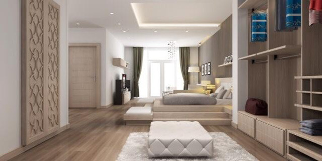 Sau hôn lễ, Ngọc Thạch chuyển ra Hà Nội sống trong căn nhà siêu sang với nội thất sang trọng, độc đáo.