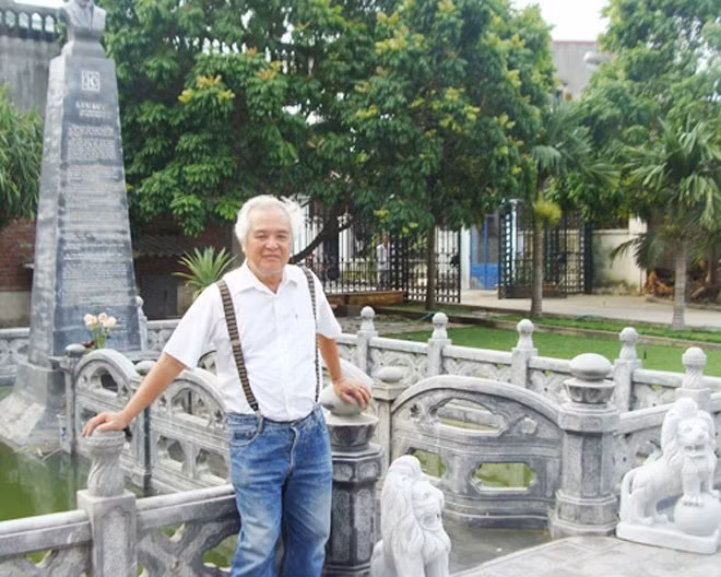 Dù còn sống nhưng đại gia đất Cảng – Kỹ sư Vũ Hồng Khánh đã bỏ ra rất nhiều tiền của để xây lăng mộ cho chính mình. Ảnh: Khám phá.