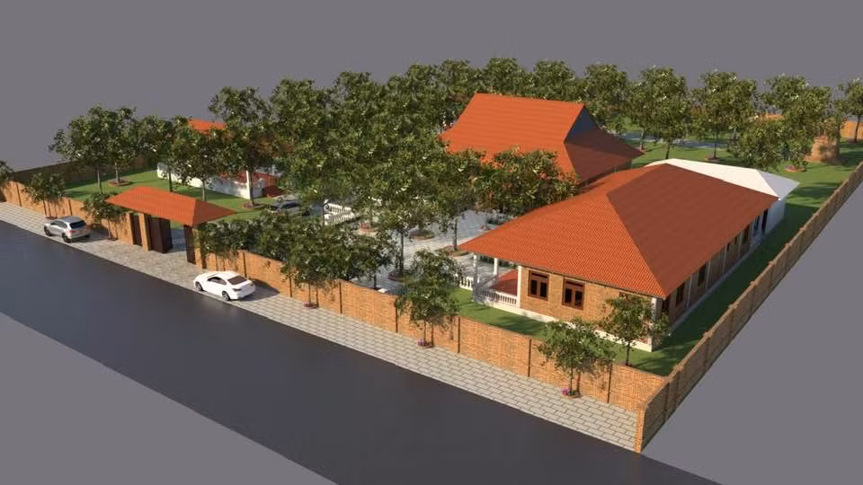 Người đẹp cho biết, phủ Trần Lê Gia xuất phát từ tâm nguyện báo hiếu cha mẹ, dòng họ của mình với gia tộc, các bậc tiền nhân. Ảnh: FBNV.