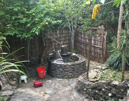 Khung cảnh bình yên và gần gũi thiên nhiên.