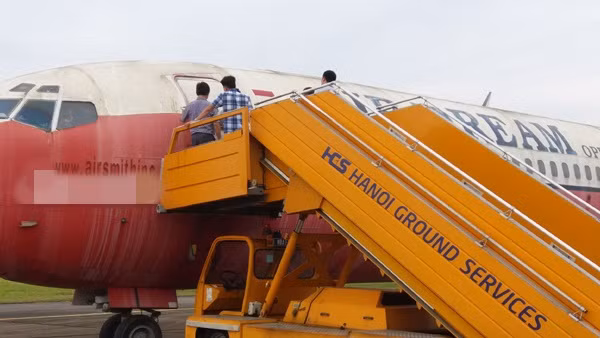 Lãnh đạo Cục từng công khai mời gọi các đơn vị có chức năng thẩm định giá thẩm định chiếc máy bay này nhưng không đơn vị nào nhận lời. Ảnh: Người lao động.