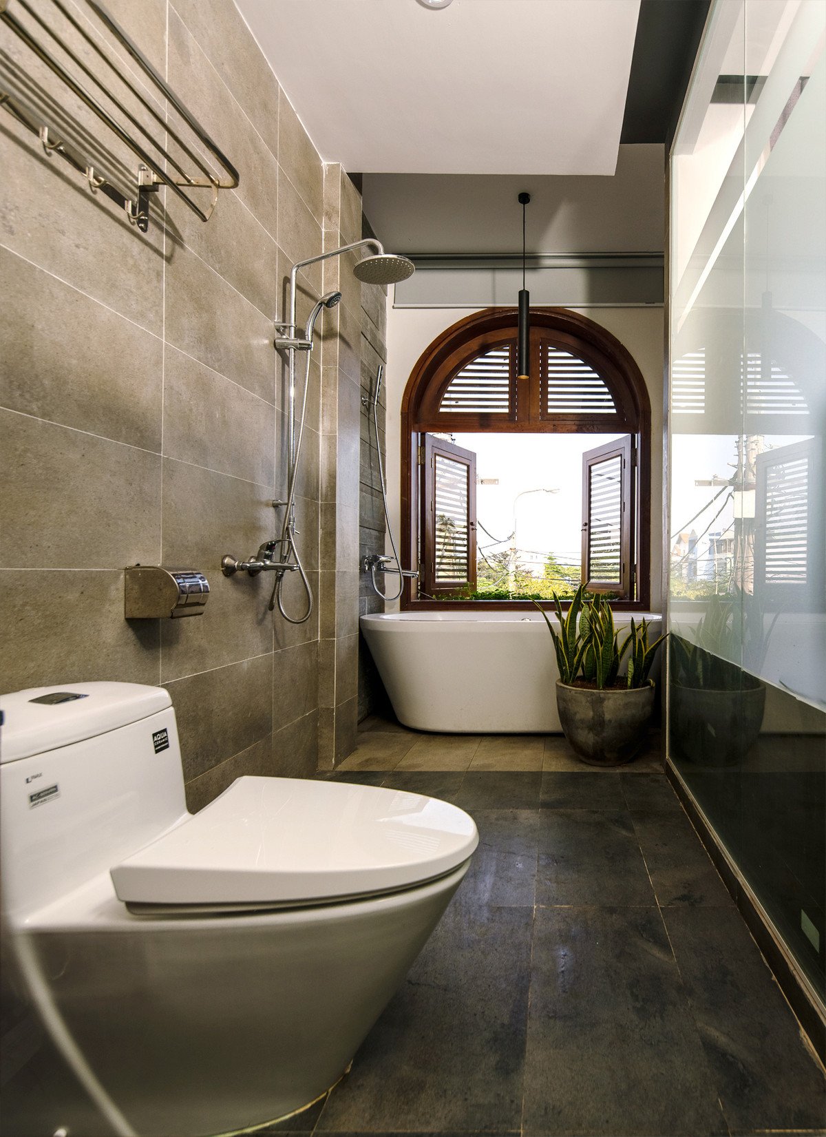 Phòng tắm với tầm nhìn "cực chất".