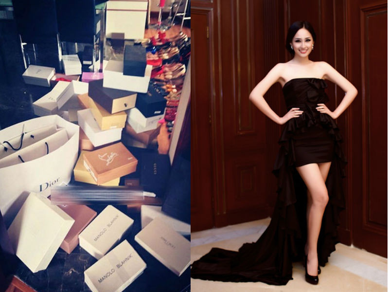 Kho hàng hiệu của Mai Phương Thúy khiến nhiều người sửng sốt. Người đẹp từng chia sẻ vì mua quá nhiều mà có những món đồ cô quên không dùng tới.