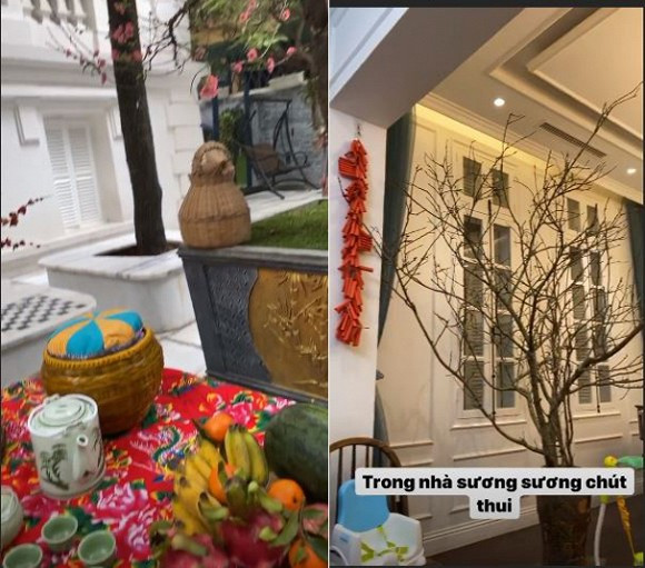 Biệt thự có một khoảng sân nhỏ được bao quanh bởi tường và rào. Ảnh: Facebook.