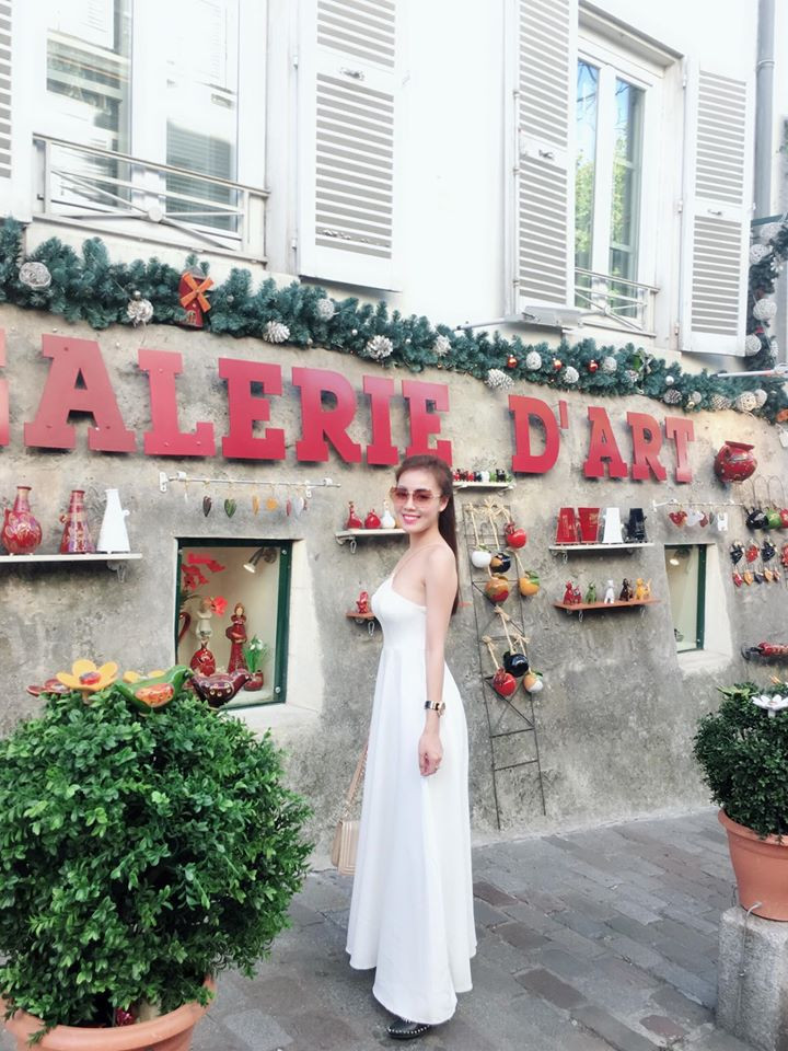 Âu Hà My thường xuyên du lịch ở nhiều quốc gia trên thế giới.