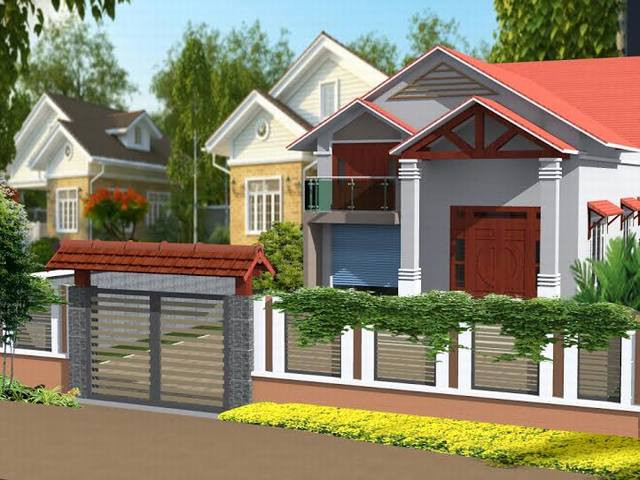 Mẫu thiết kế nhà cấp 4 có gara ô tô hiện đại dành cho những gia đình có điều kiện. Ảnh: Holcim