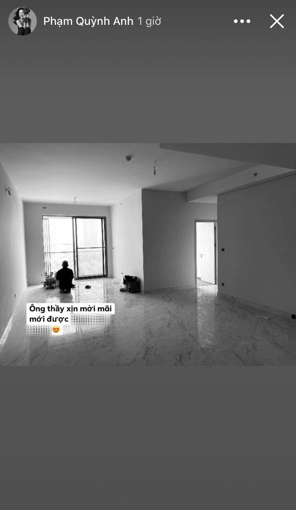 Tuy chỉ chụp một góc và căn hộ chưa có nội thất nhưng mọi người nhận thấy nữ ca sĩ đã bỏ ra số tiền không hề nhỏ để có được nó. Nguồn ảnh: FBNV.