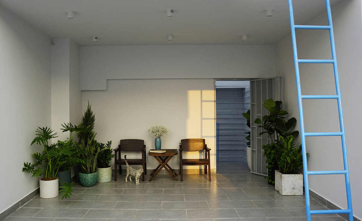 Sân thượng là không gian giúp mọi người nghỉ ngơi, thư giãn. Nguồn ảnh: Time Architects.