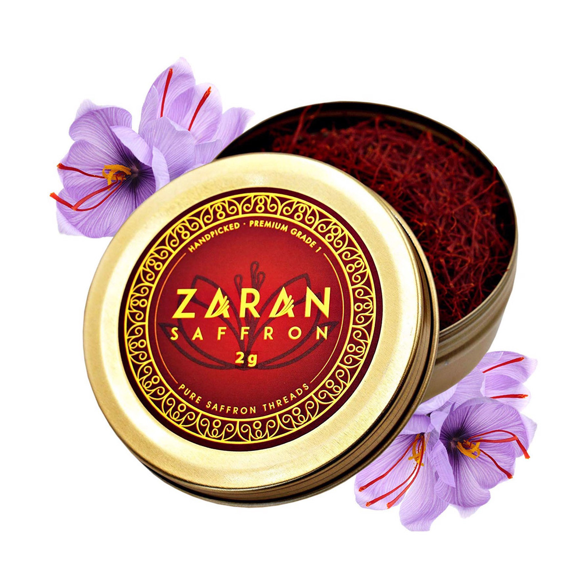 Do mức giá đắt đỏ nên nhụy hoa nghệ tây được chia thành những hộp siêu nhỏ, trọng lượng chỉ từ 1 - 16 gram. Ảnh: Facebook.