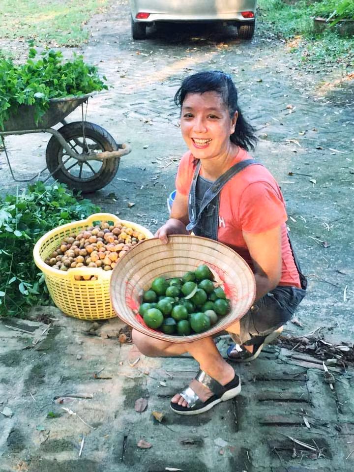 Khu nhà vườn ngoại ô này là nơi cả gia đình nghệ sĩ về nghỉ dưỡng cuối tuần. Ảnh: Vietnamnet.