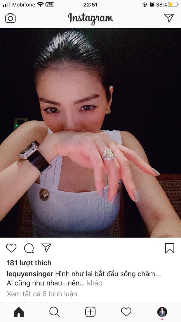 BST nhan kim cuong cua dai gia Vbiz Le Quyen khien dan tinh 